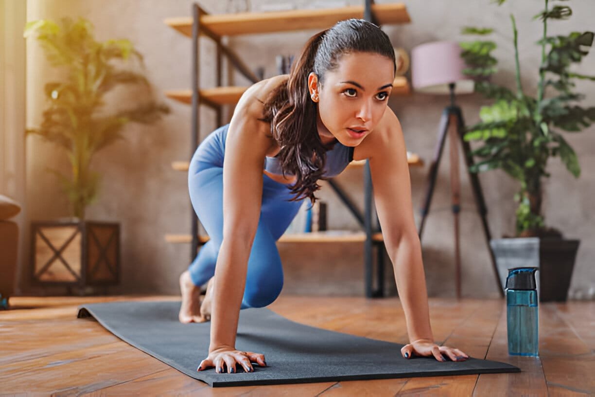 Woman working out