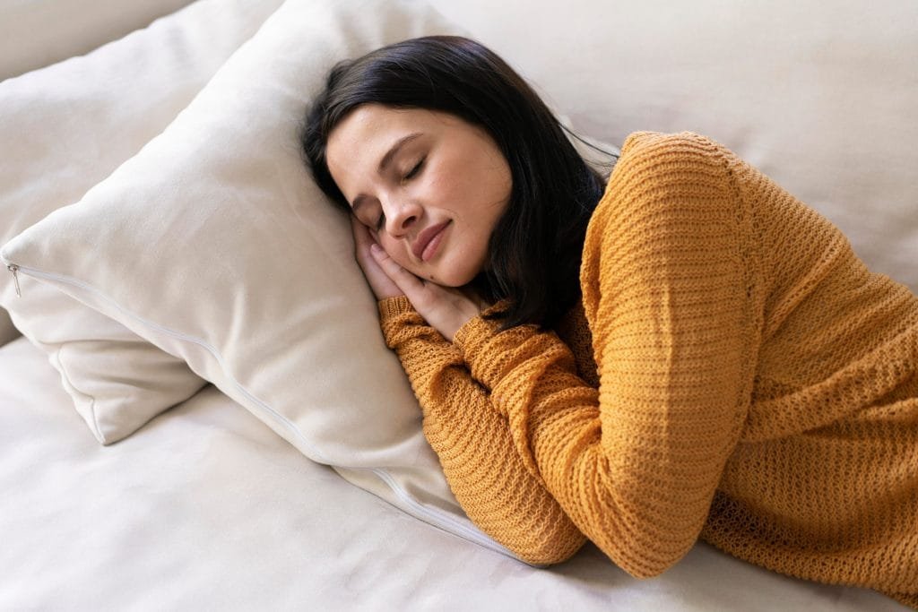 woman sleeping