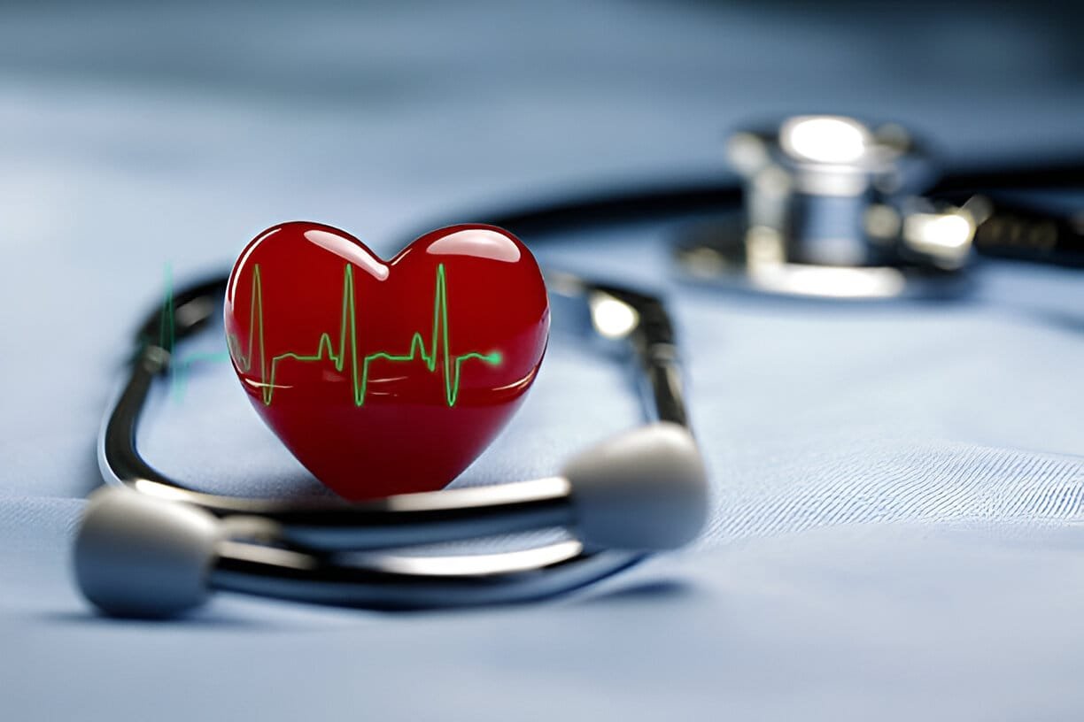 heart and stethoscope