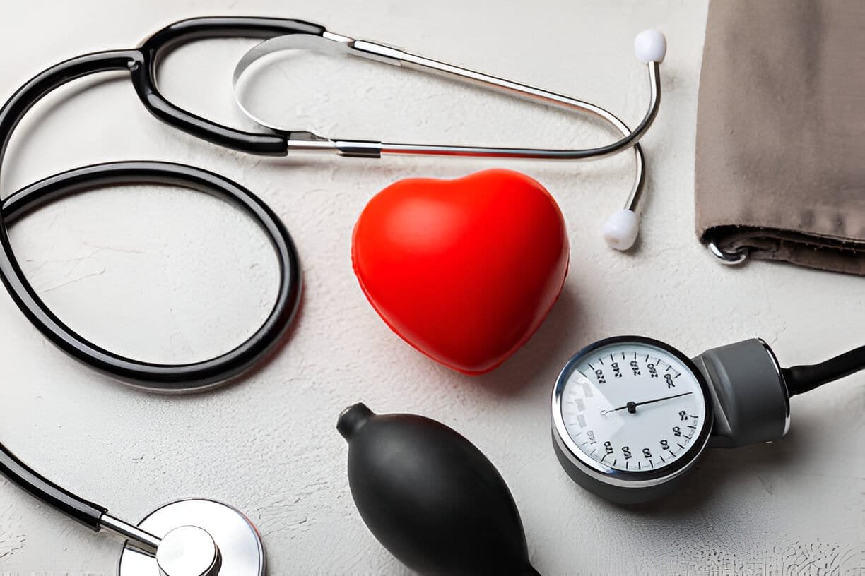 heart and blood pressure meter