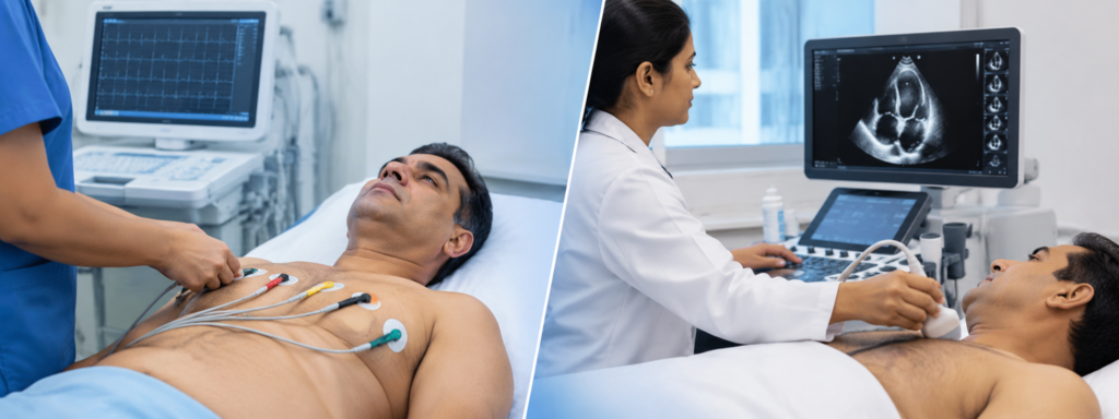 ECG vs Echo